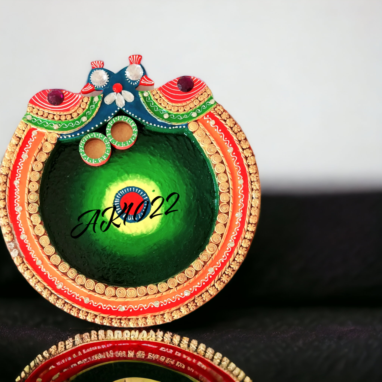 ROUND SHAPE POOJA THALI